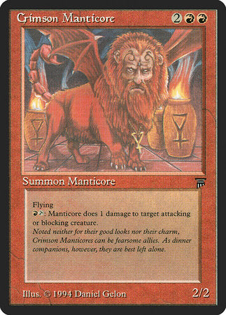 Crimson Manticore [Legends] | Good Games North