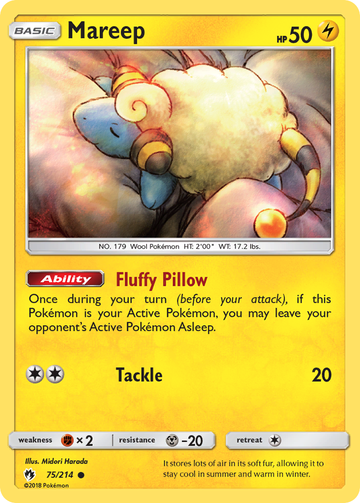 Mareep (75/214) [Sun & Moon: Lost Thunder] | Good Games North