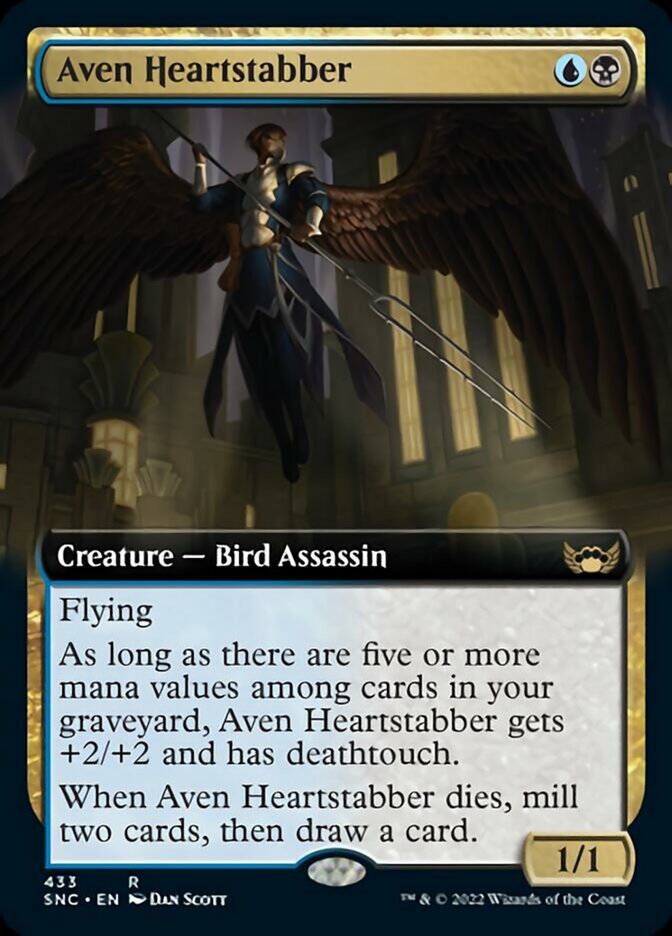 Aven Heartstabber (Extended Art) [Streets of New Capenna] | Good Games North