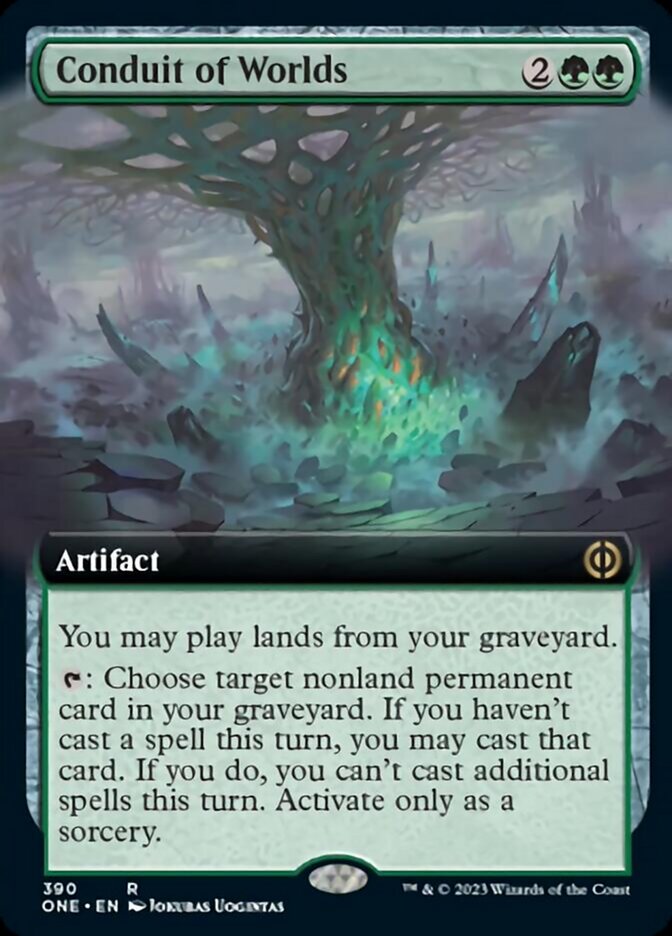Conduit of Worlds (Extended Art) [Phyrexia: All Will Be One] | Good Games North