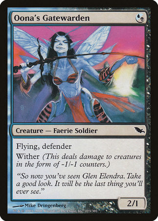 Oona's Gatewarden [Shadowmoor] | Good Games North