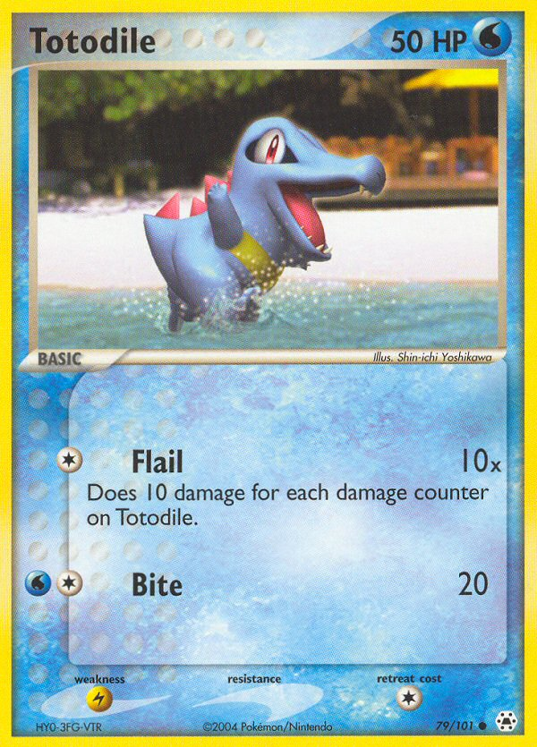 Totodile (79/101) [EX: Hidden Legends] | Good Games North