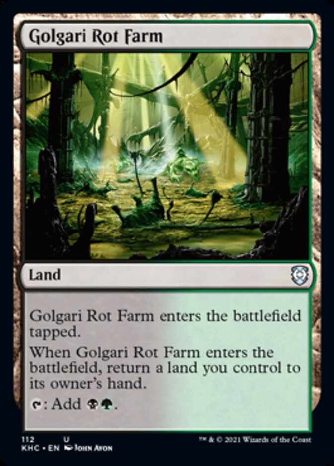 Golgari Rot Farm [Kaldheim Commander] | Good Games North