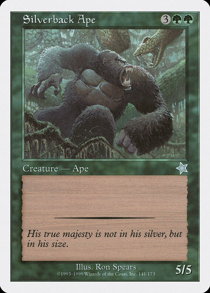 Silverback Ape [Starter 1999] | Good Games North