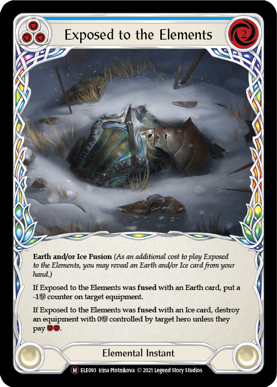 Exposed to the Elements [U-ELE093] Unlimited Normal | Good Games North