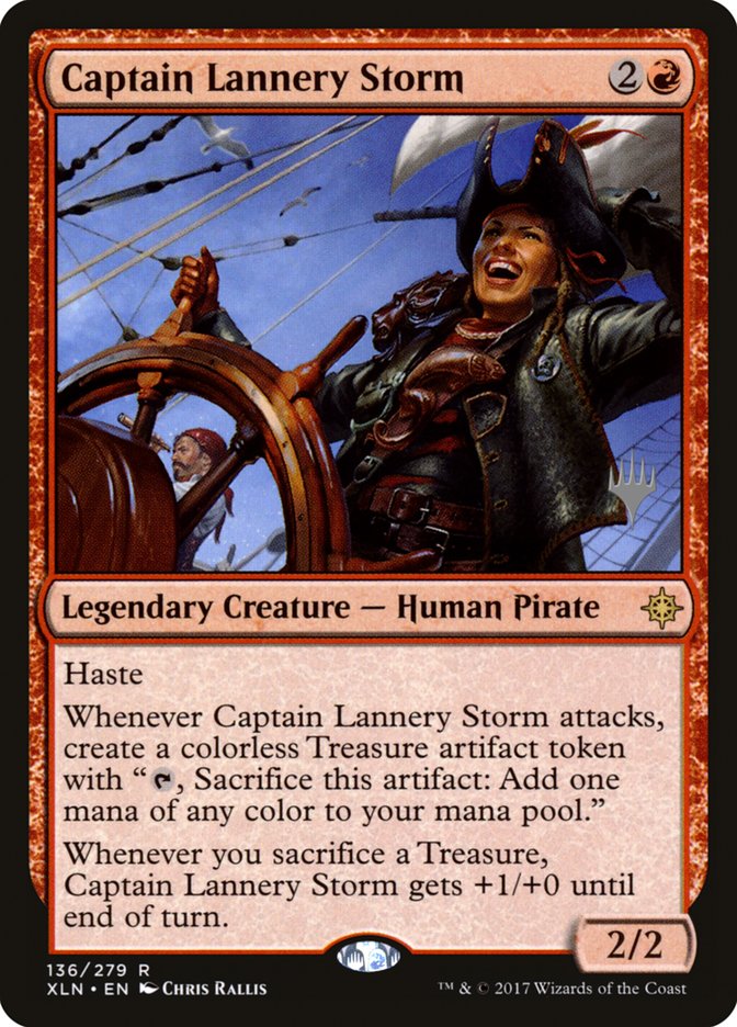 Captain Lannery Storm (Promo Pack) [Ixalan Promos] | Good Games North