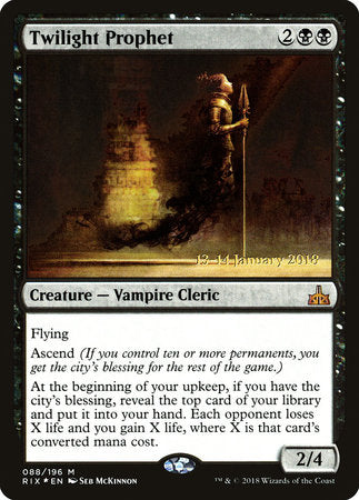 Twilight Prophet [Rivals of Ixalan Promos] | Good Games North