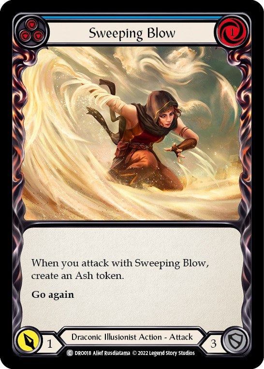 Sweeping Blow (Blue) [DRO018] (Uprising Dromai Blitz Deck) | Good Games North