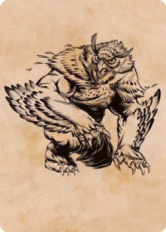 Owlbear (Showcase) Art Card [Dungeons & Dragons: Adventures in the Forgotten Realms Art Series] | Good Games North