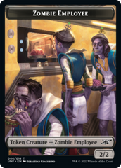 Zombie Employee // Balloon Double-sided Token [Unfinity Tokens] | Good Games North