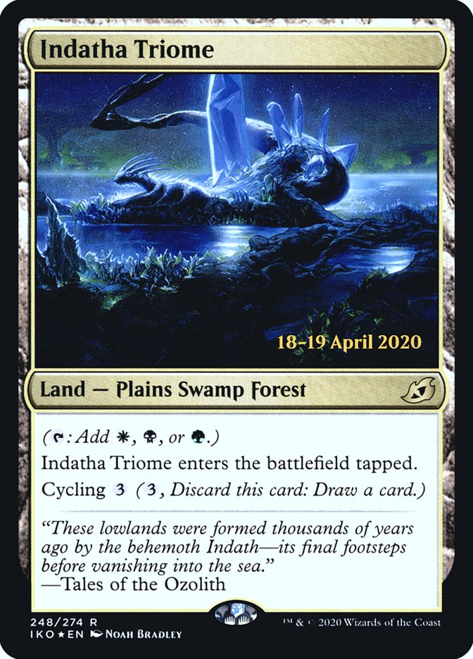 Indatha Triome  [Ikoria: Lair of Behemoths Prerelease Promos] | Good Games North