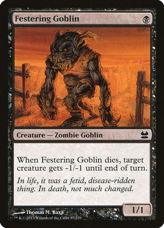 Festering Goblin [Modern Masters] | Good Games North