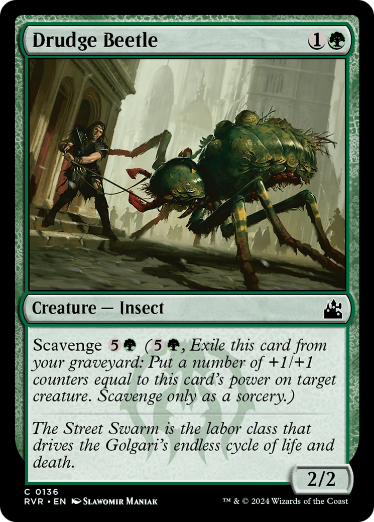 Drudge Beetle [Ravnica Remastered] | Good Games North