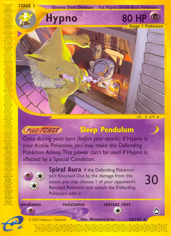Hypno (16/147) [Aquapolis] | Good Games North