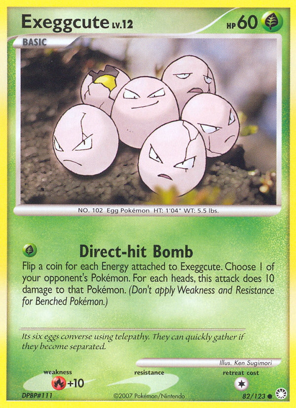 Exeggcute (82/123) [Diamond & Pearl: Mysterious Treasures] | Good Games North
