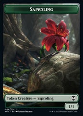 Beast // Saproling Double-sided Token [Streets of New Capenna Commander Tokens] | Good Games North
