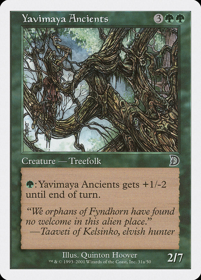 Yavimaya Ancients  (Druid Art) [Deckmasters] | Good Games North