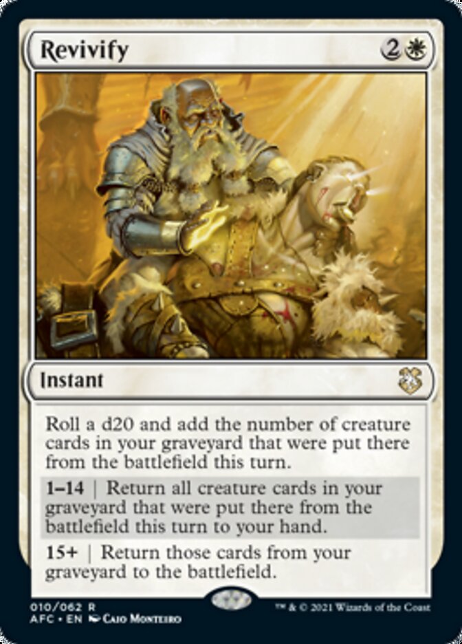 Revivify [Dungeons & Dragons: Adventures in the Forgotten Realms Commander] | Good Games North