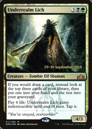Underrealm Lich [Guilds of Ravnica Promos] | Good Games North