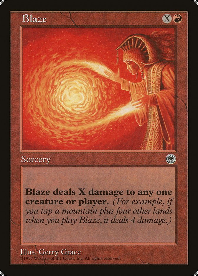 Blaze (No Flavor Text) [Portal] | Good Games North