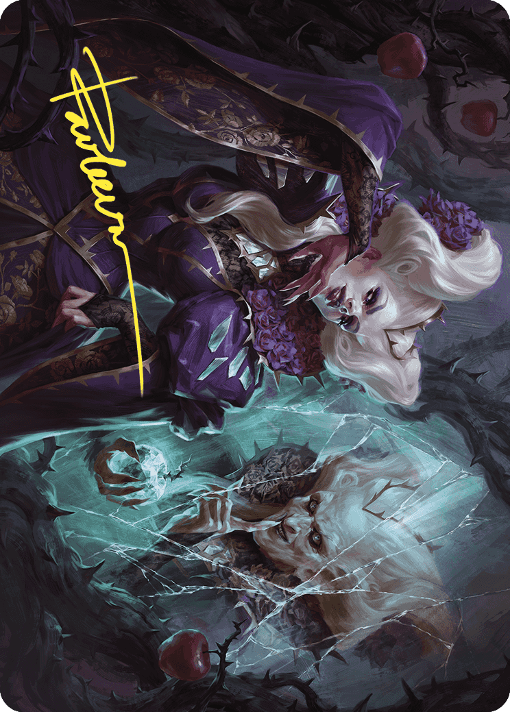 Conceited Witch Art Card (Gold-Stamped Signature) [Wilds of Eldraine Art Series] | Good Games North