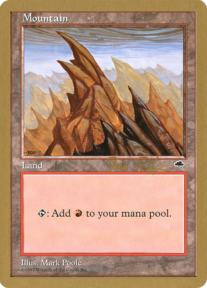 Mountain (br346) (Ben Rubin) [World Championship Decks 1998] | Good Games North