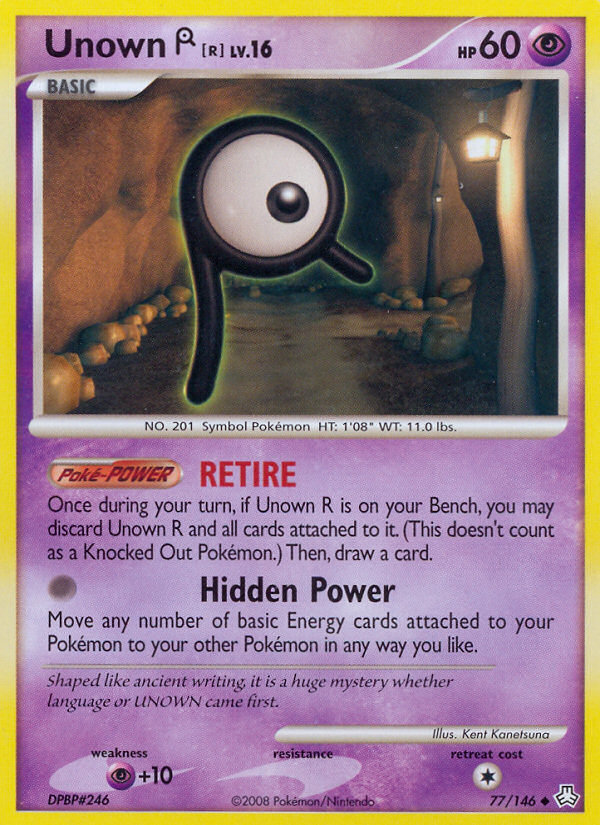 Unown R (77/146) [Diamond & Pearl: Legends Awakened] | Good Games North
