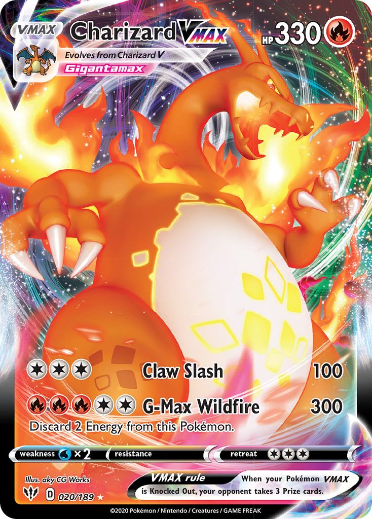 Charizard VMAX (020/189) [Sword & Shield: Darkness Ablaze] | Good Games North