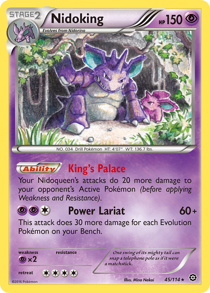 Nidoking (45/114) [XY: Steam Siege] | Good Games North