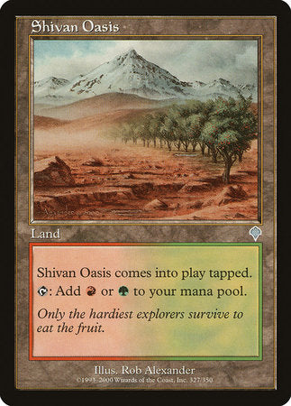 Shivan Oasis [Invasion] | Good Games North