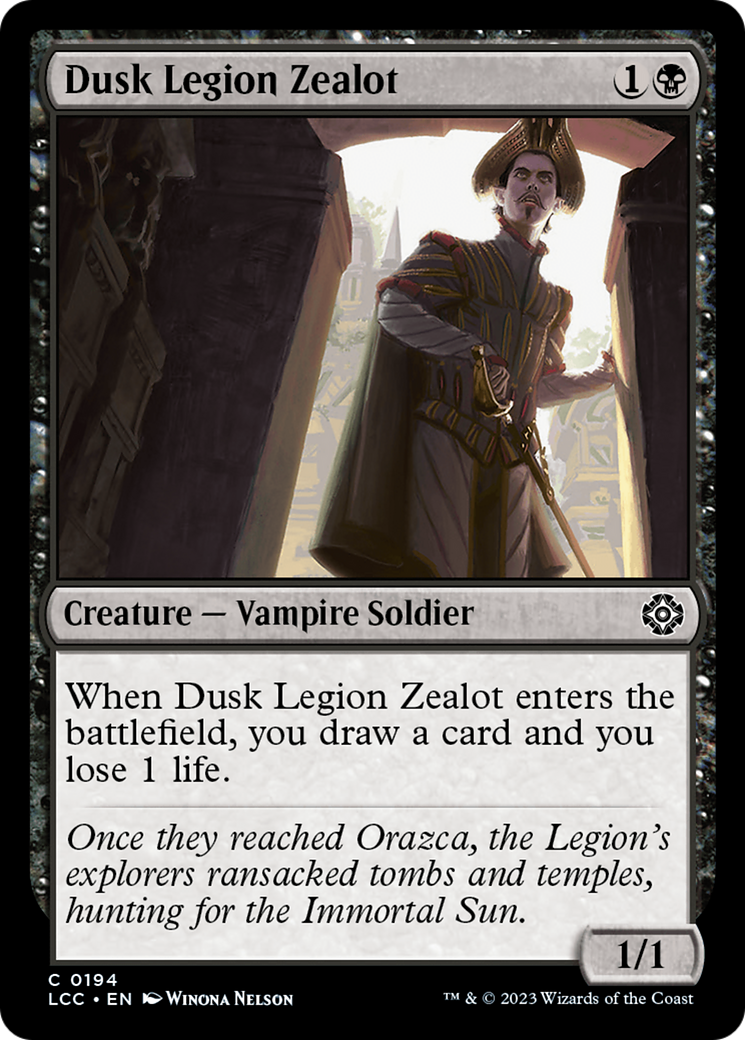 Dusk Legion Zealot [The Lost Caverns of Ixalan Commander] | Good Games North