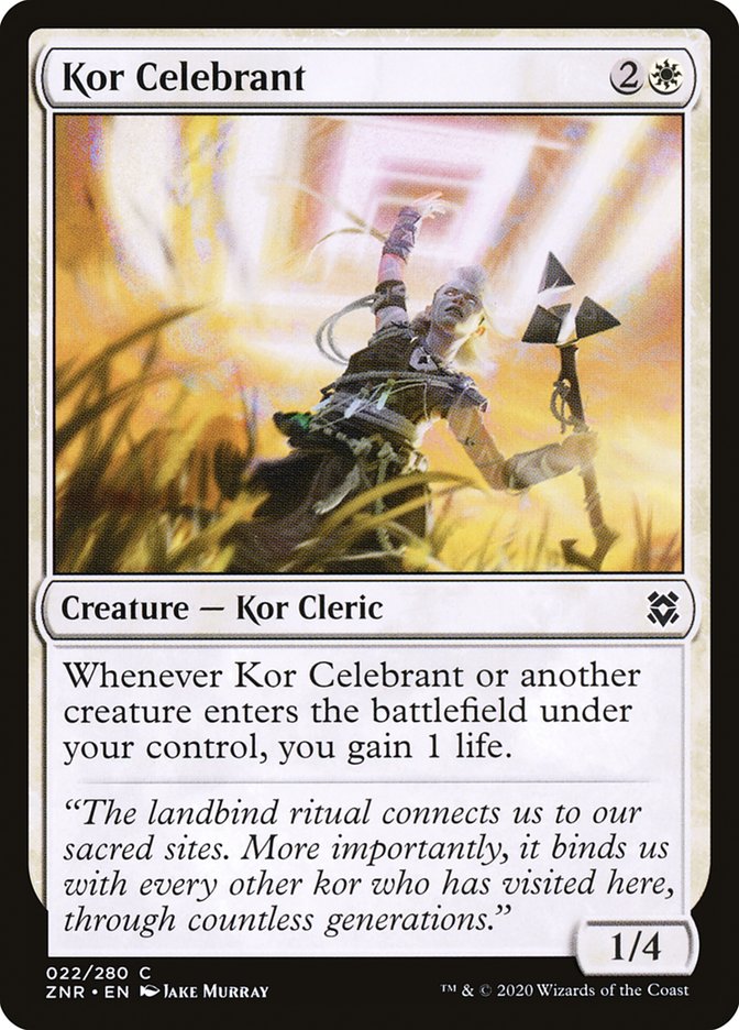 Kor Celebrant [Zendikar Rising] | Good Games North