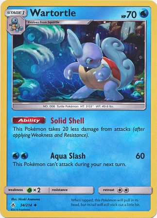 Wartortle (34/214) (Premium Collection Promo) [Sun & Moon: Unbroken Bonds] | Good Games North