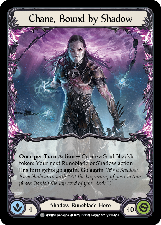 Chane, Bound by Shadow // Chane [MON153 // MON154] 1st Edition Normal | Good Games North