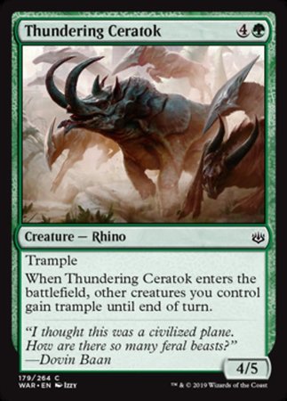 Thundering Ceratok [War of the Spark] | Good Games North