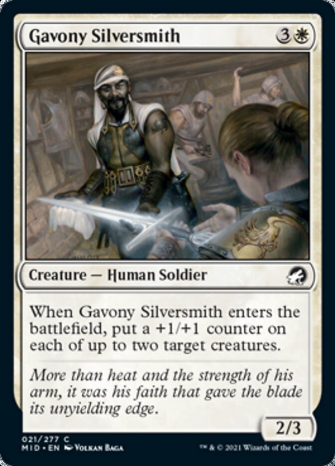 Gavony Silversmith [Innistrad: Midnight Hunt] | Good Games North