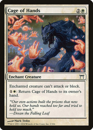 Cage of Hands [Champions of Kamigawa] | Good Games North