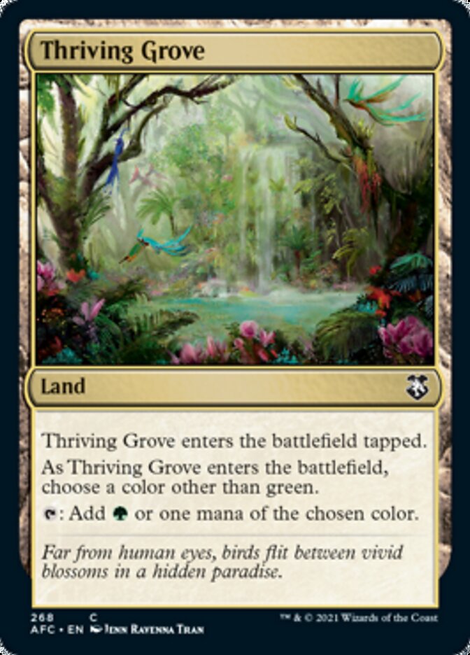 Thriving Grove [Dungeons & Dragons: Adventures in the Forgotten Realms Commander] | Good Games North