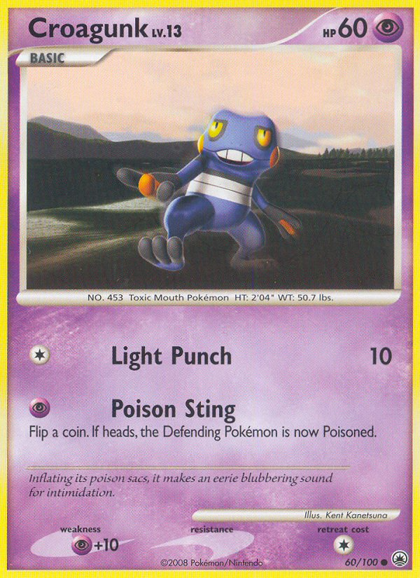 Croagunk (60/100) [Diamond & Pearl: Majestic Dawn] | Good Games North