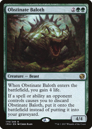 Obstinate Baloth [Iconic Masters] | Good Games North