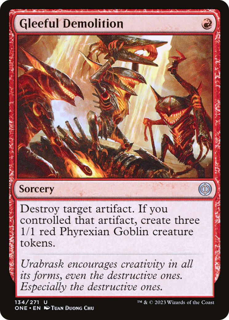 Gleeful Demolition [Phyrexia: All Will Be One] | Good Games North