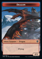 Bird (002) // Dragon Double-sided Token [Dominaria United Tokens] | Good Games North