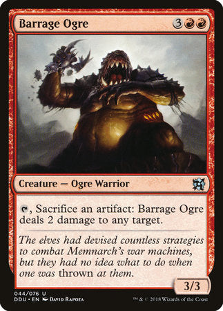 Barrage Ogre [Duel Decks: Elves vs. Inventors] | Good Games North