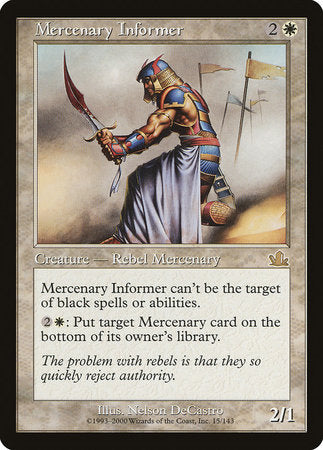 Mercenary Informer [Prophecy] | Good Games North