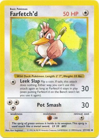 Farfetch'd (27/102) [Base Set Shadowless Unlimited] | Good Games North
