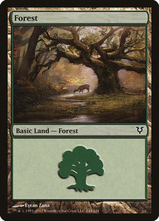 Forest (244) [Avacyn Restored] | Good Games North
