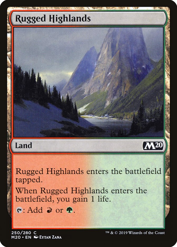Rugged Highlands [Core Set 2020] | Good Games North