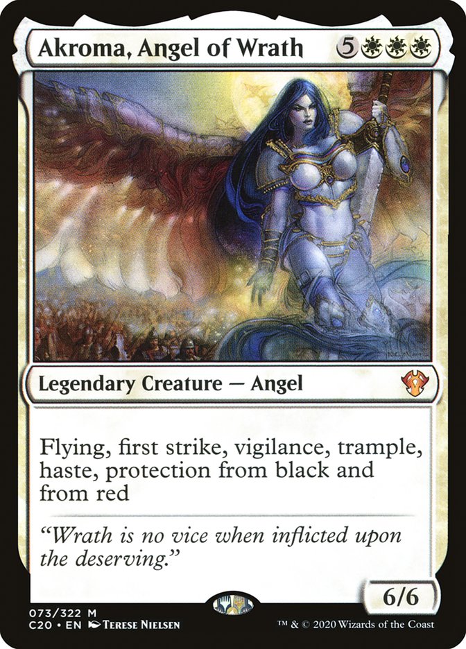 Akroma, Angel of Wrath [Commander 2020] | Good Games North