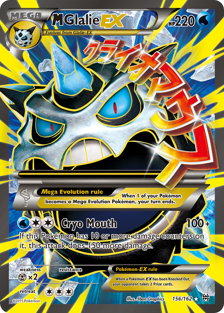 M Glalie EX (156/162) [XY: BREAKthrough] | Good Games North