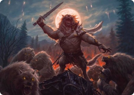 Tovolar, the Midnight Scourge 1 Art Card [Innistrad: Midnight Hunt Art Series] | Good Games North